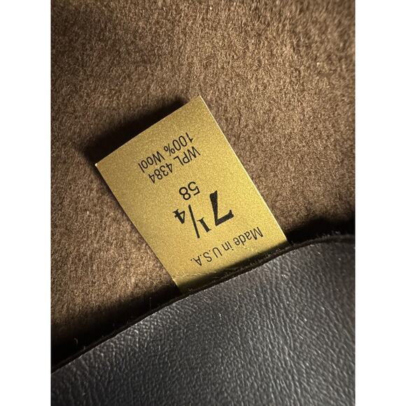 CODY JAMES 2X WOOL FELT WESTERN HAT Brown Men's Size 7 1/4 Made in USA - Picture 9 of 11